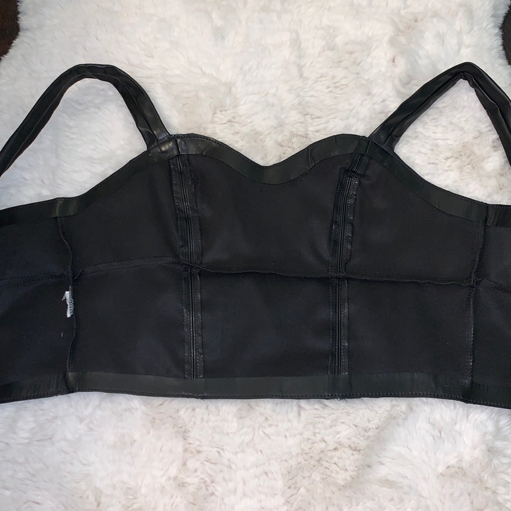 Dynamite leather top - Picture 3 of 7